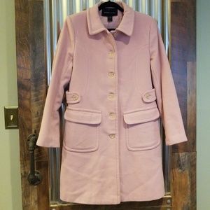 Pink pea coat size 10 MODA Int. EUC